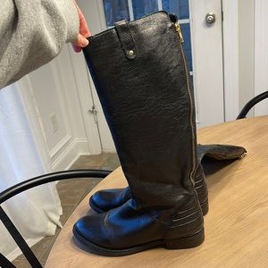 Steve Madden Arries Black Riding Boots